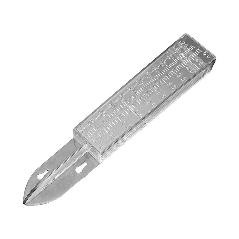 Outdoor Garden Rain Gauge - Transparent Plastic - 25X4.5X2.7Cm-1964932176101380097