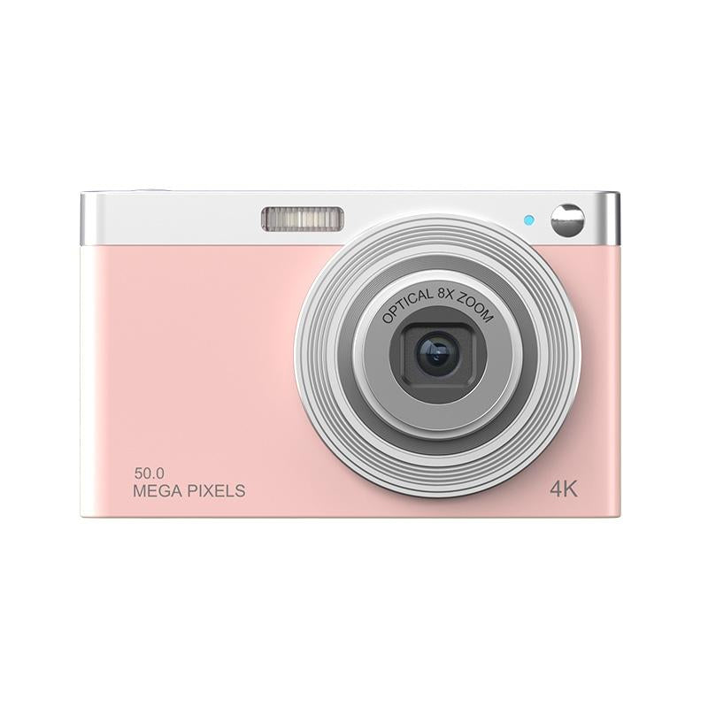 4K 8X Optical Zoom Telescopic Lens Digital Camera - Pink 2.88 Inch-1915198101556170752