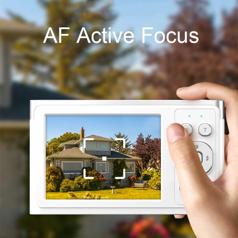 4K 8X Optical Zoom Telescopic Lens Digital Camera - Includes Card Reader & Wiper - Pink-1915197614836551685