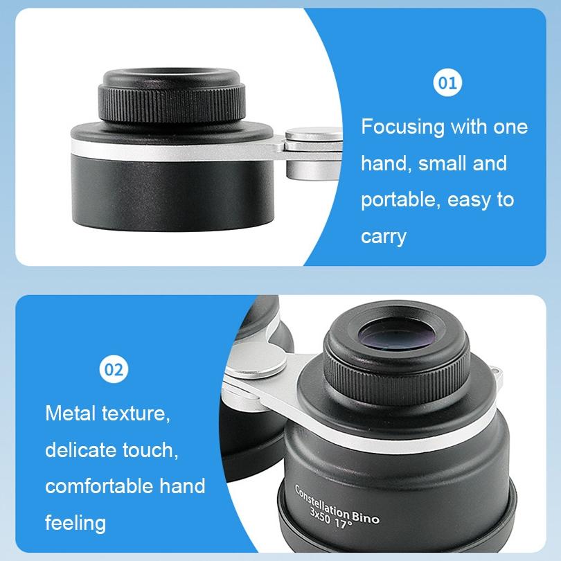 Portable Telescope - 2X / 3X Hd Full Optical Lens For Stargazing-1915198126080266245