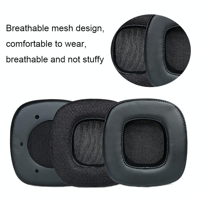 Breathable Headphone Covers - 1 Pair - Ice Silk Gray - Xiberia S21 / T20-1915198129838362626