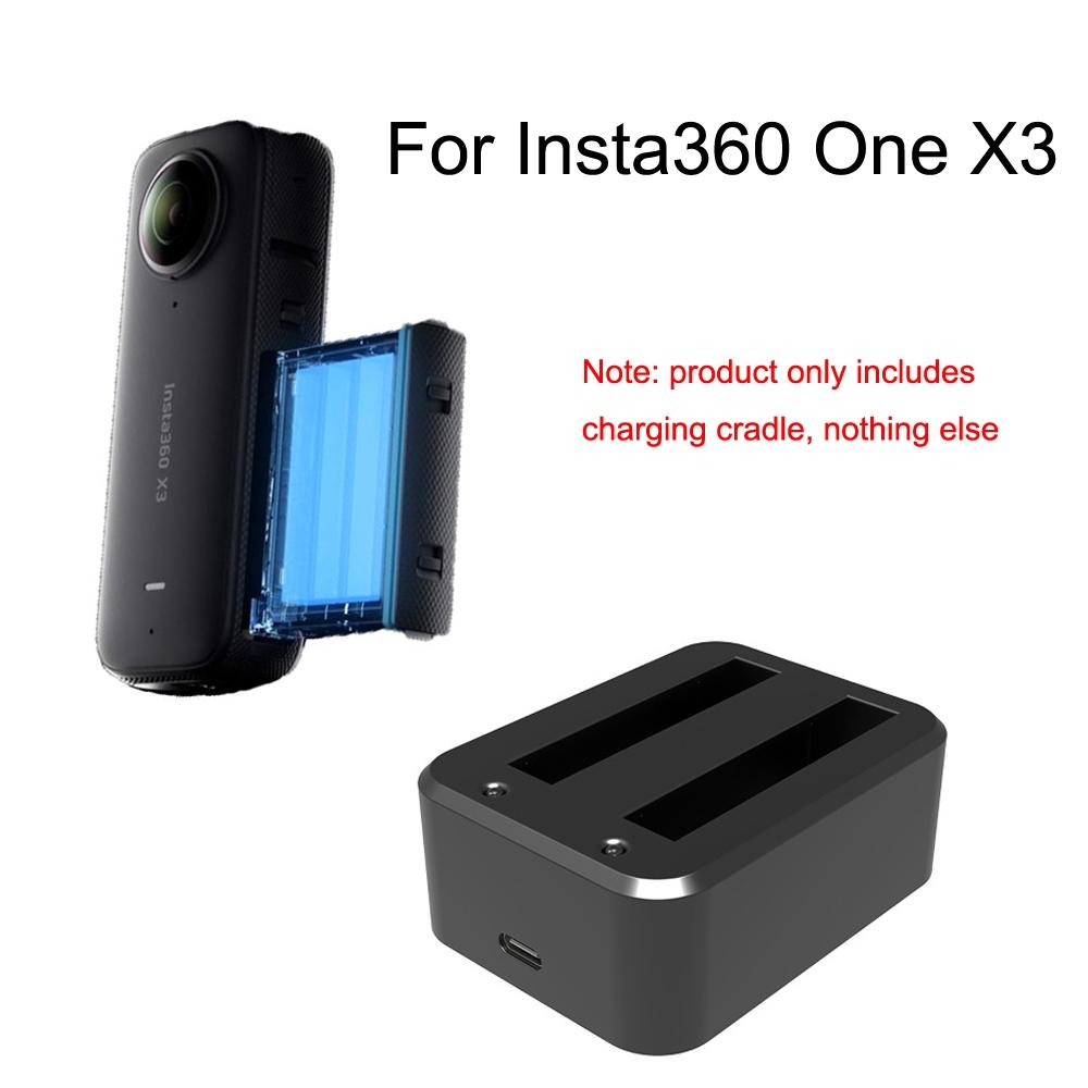 Insta360 X3 Dual Charger For Panoramic Camera Batteries-1915197932567662597