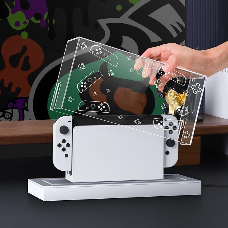 Nintendo Switch Oled Display Base With Luminous Light - Compact And Stylish-1922443459218771970