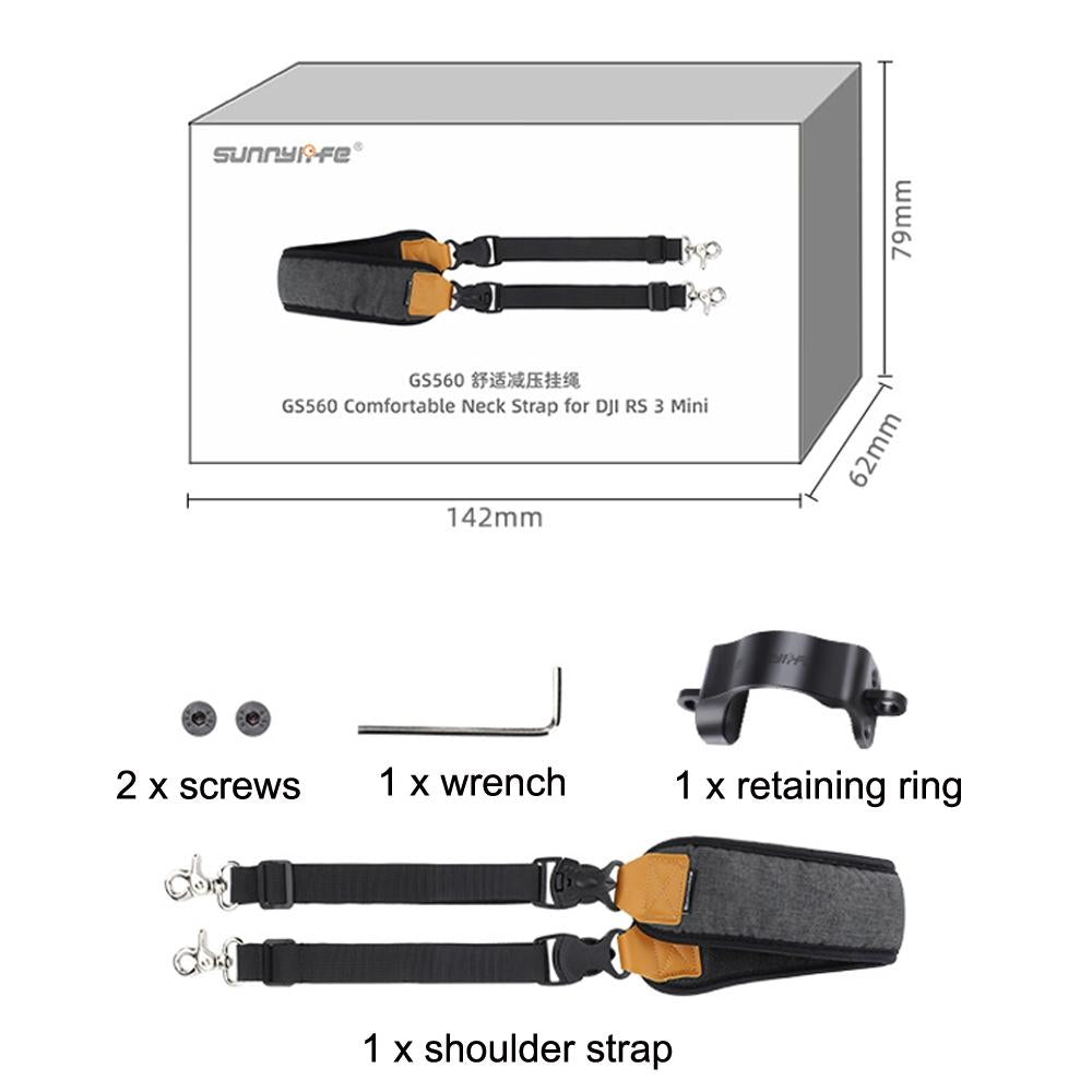 Comfortable Shoulder Strap For Dji Rs3 Mini Gimbal - Ro Gs560 Lanyard-1915196904409534466