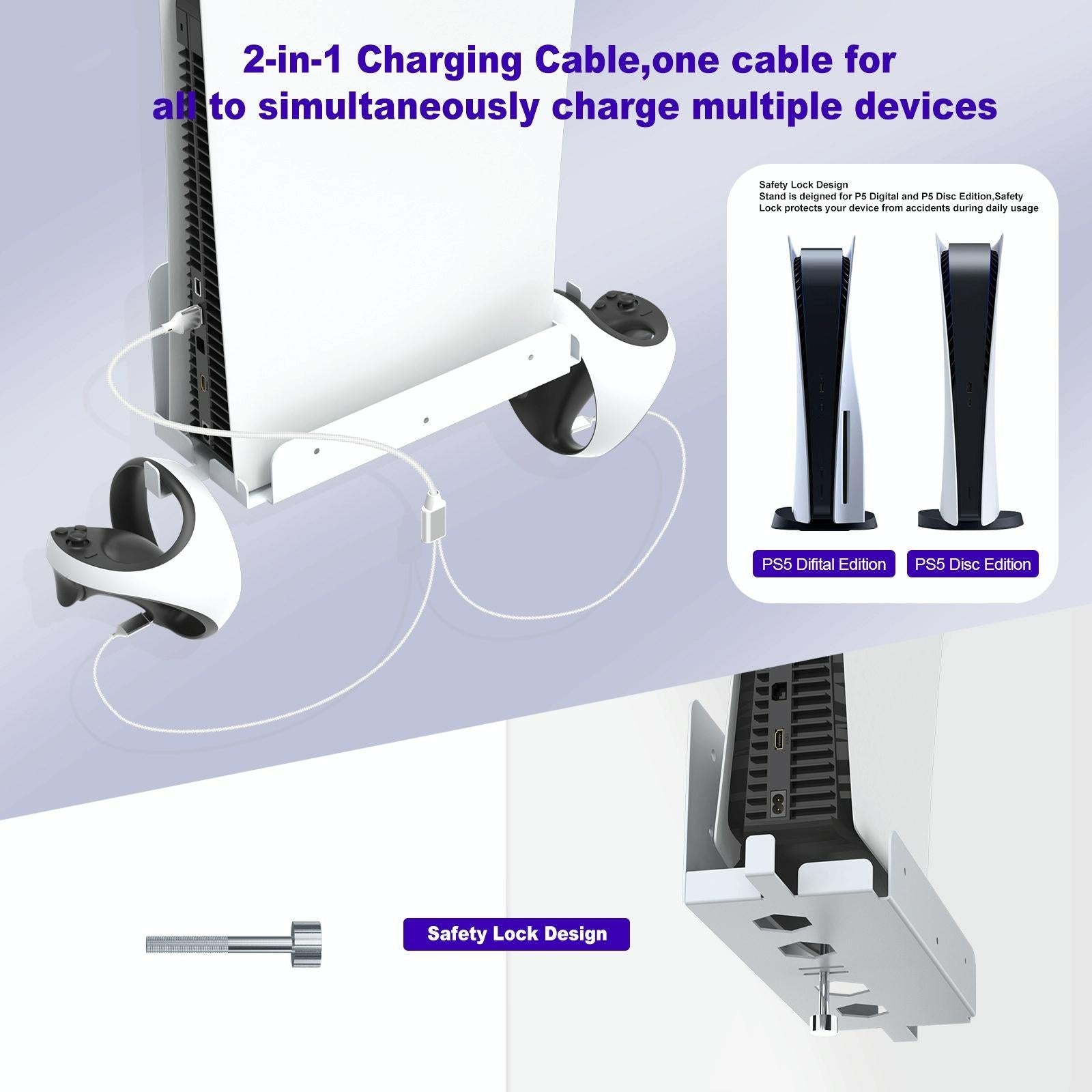 Jys Helmet Headset Storage Rack For Ps5 / Ps Vr2 Series-1915197292734976004