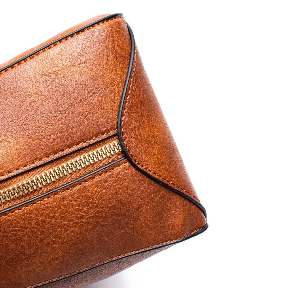 Adjustable Leather Tote Bag With Multi-Compartments - Large Capacity-1964932281554571270