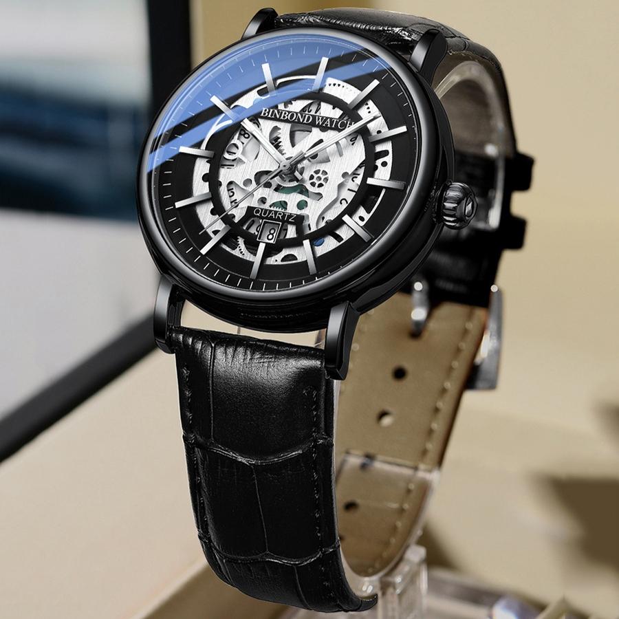 Waterproof Luminous Quartz Watch - Multifunctional-1915198121340702725
