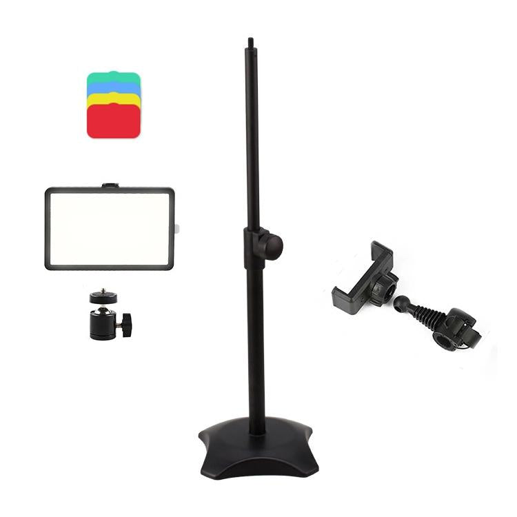 8 Three-Colour Temperature Flat-Panel Live Fill Light With 42Cm Bracket-1915197964851220486