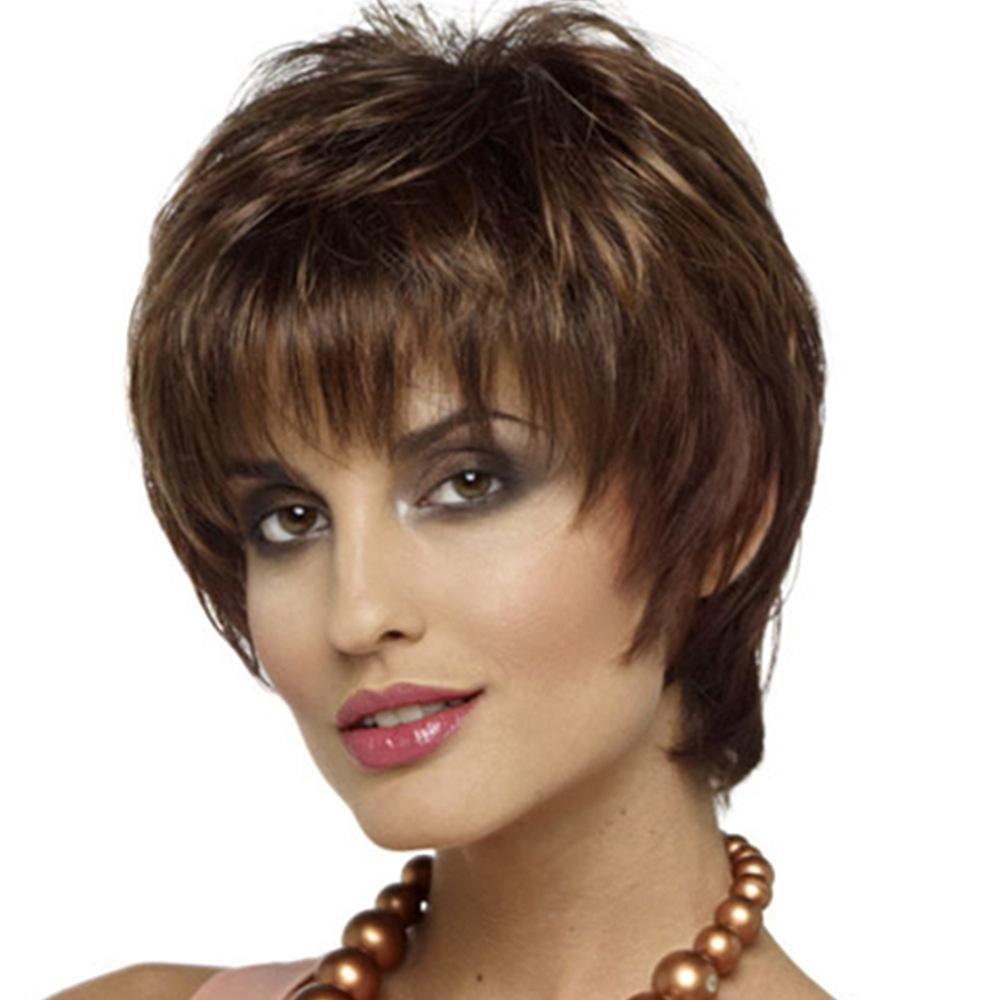 Silk Fiber Short Curly Wig - High Temp-1915196916929531912