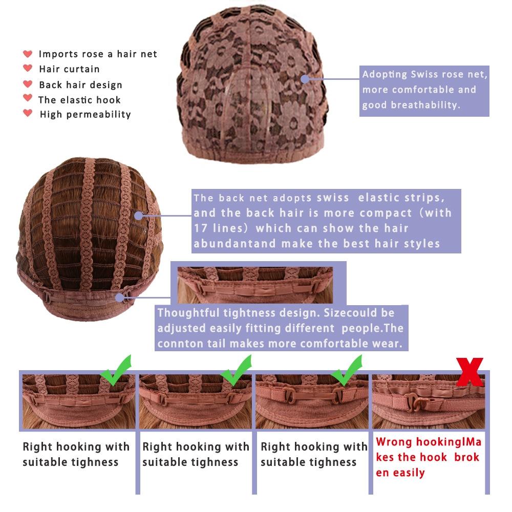 Women Short Curly Silk Wig - Light Gold-1915197691219021827