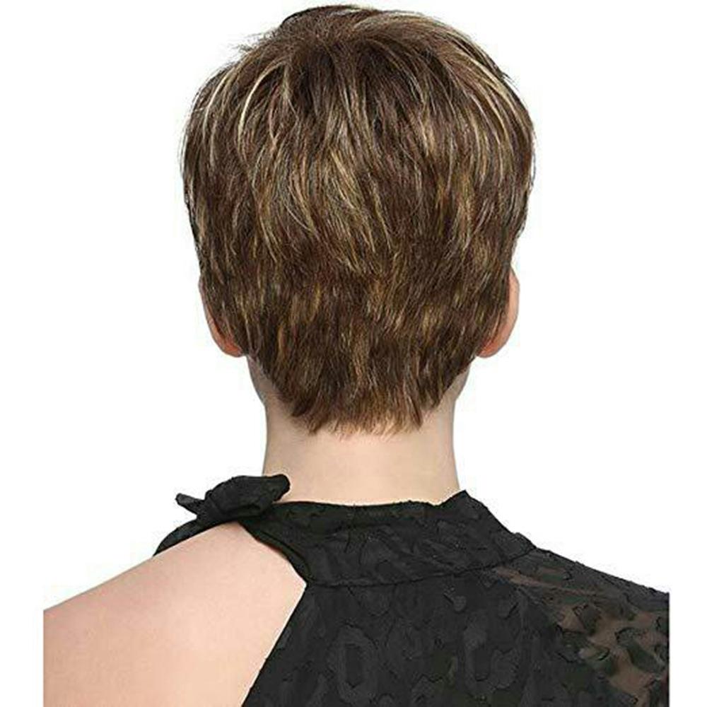 Silk Wig With Oblique Bangs - Light Gold High Temp-1915197145082892291