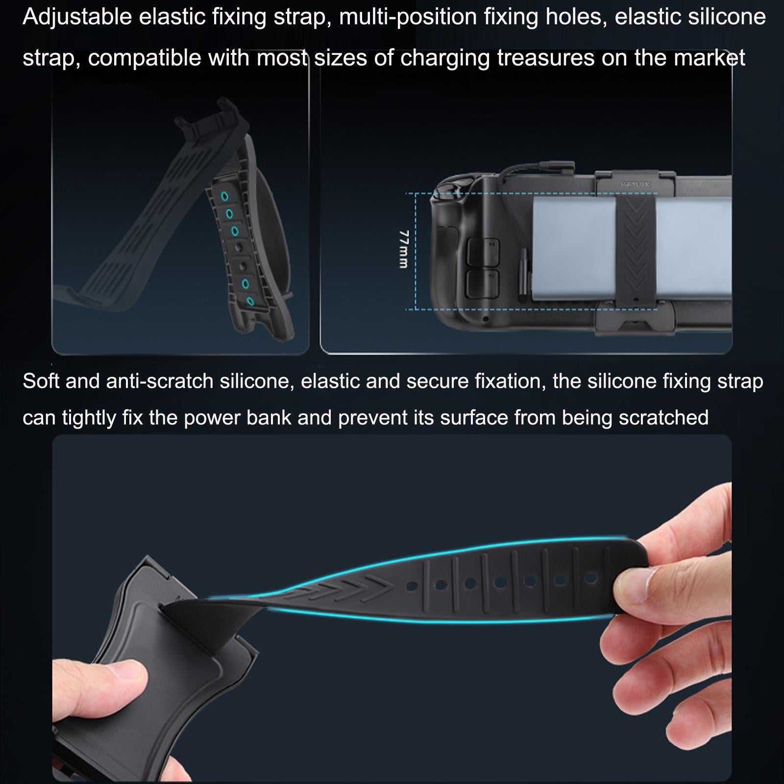 Steam Deck Charging Base For Mobile Power And Desktop Bracket - Black-1915196913112715268