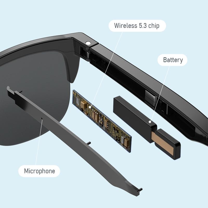 Men Bluetooth Smart Sunglasses With Anti-Strong Light And Anti-Polarized Protection-1915197971364974601