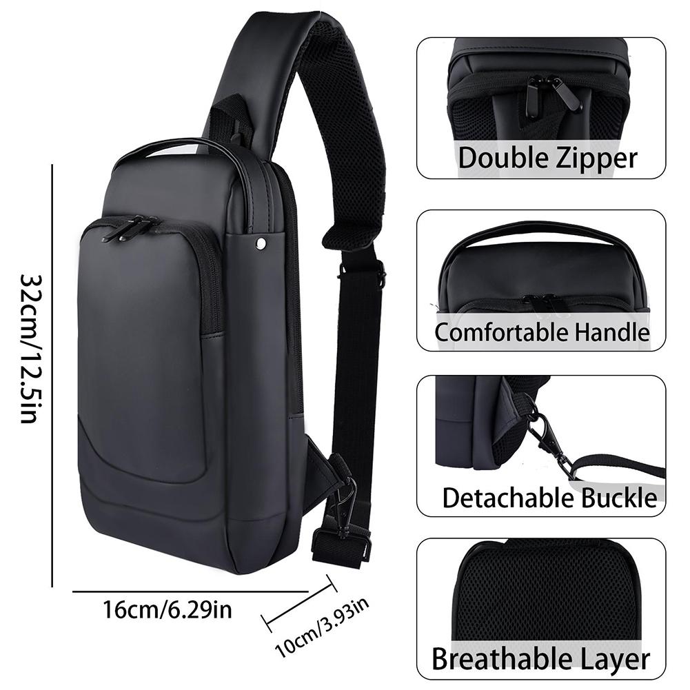 Steam Deck Crossbody Carry Bag - Black-1915196905344864259