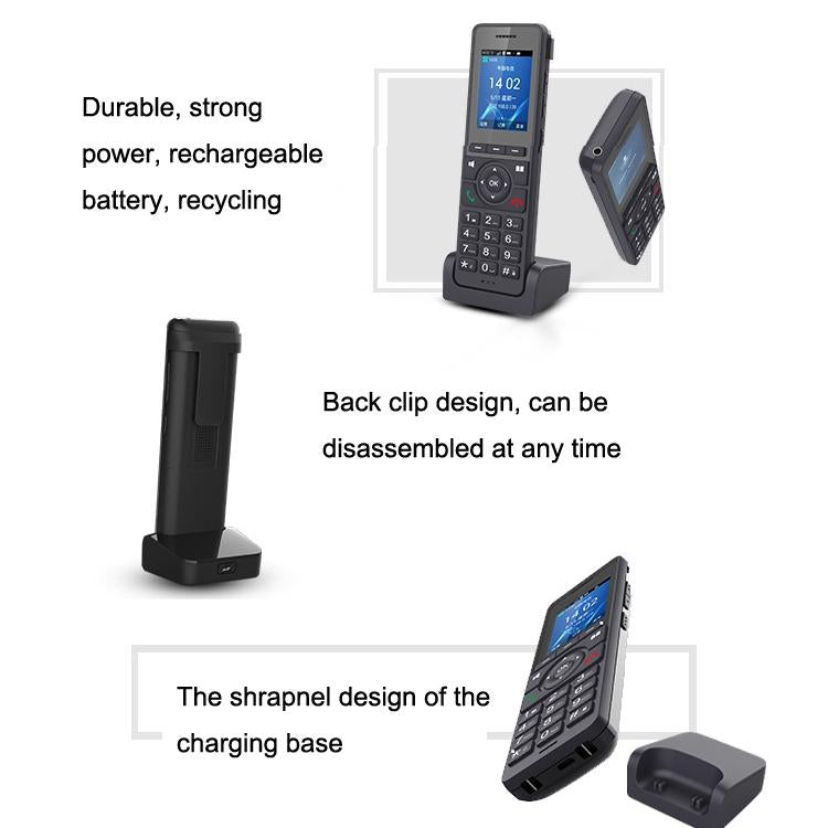 Wireless Handheld Voip Phone With Wifi And 4G Charging Base-1915197831606571013