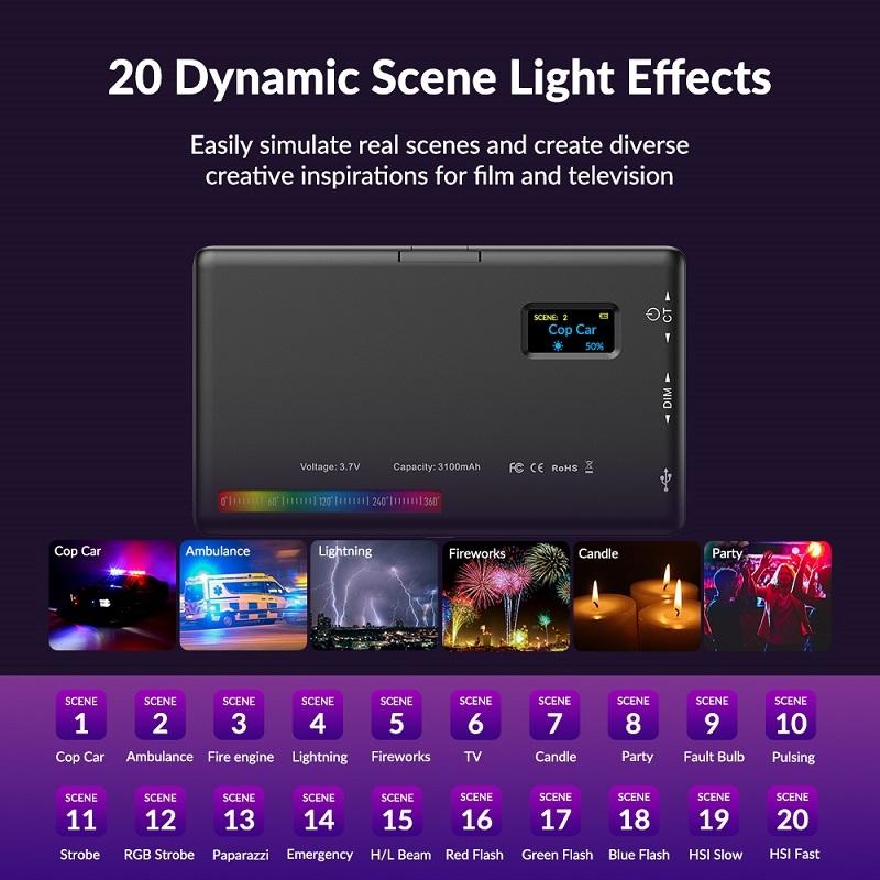 Portable Rgb Led Fill Light For Photography - Small Size-1964932236444831750