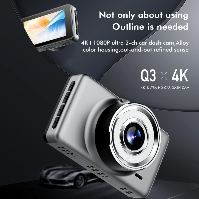 4K Dual Record Driving Recorder With Wifi And Night Vision-1915197041873653764