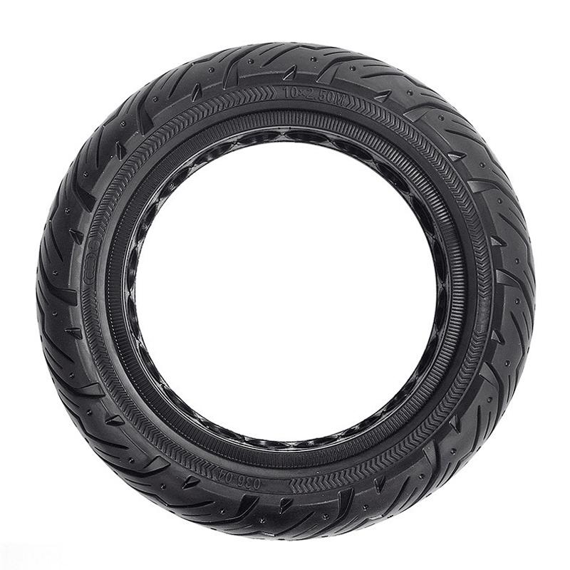 Solid Honeycomb 10X2.5 Explosion-Proof Tire For Ninebot Max G30 Scooter - Black-1964932198364745729