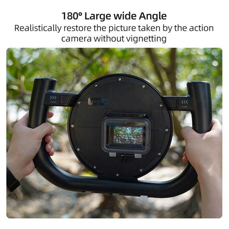 Waterproof Handheld Stabilizer Housing With Cold Shoe And 1 / 4 Thread - 30M-1915197728506384390