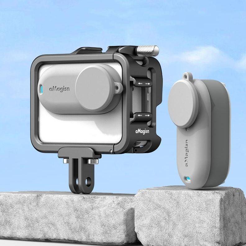 Amagisn Metal Rabbit Cage Protection For Insta360 Go 3 - Bezel Accessories-1915198338442072064