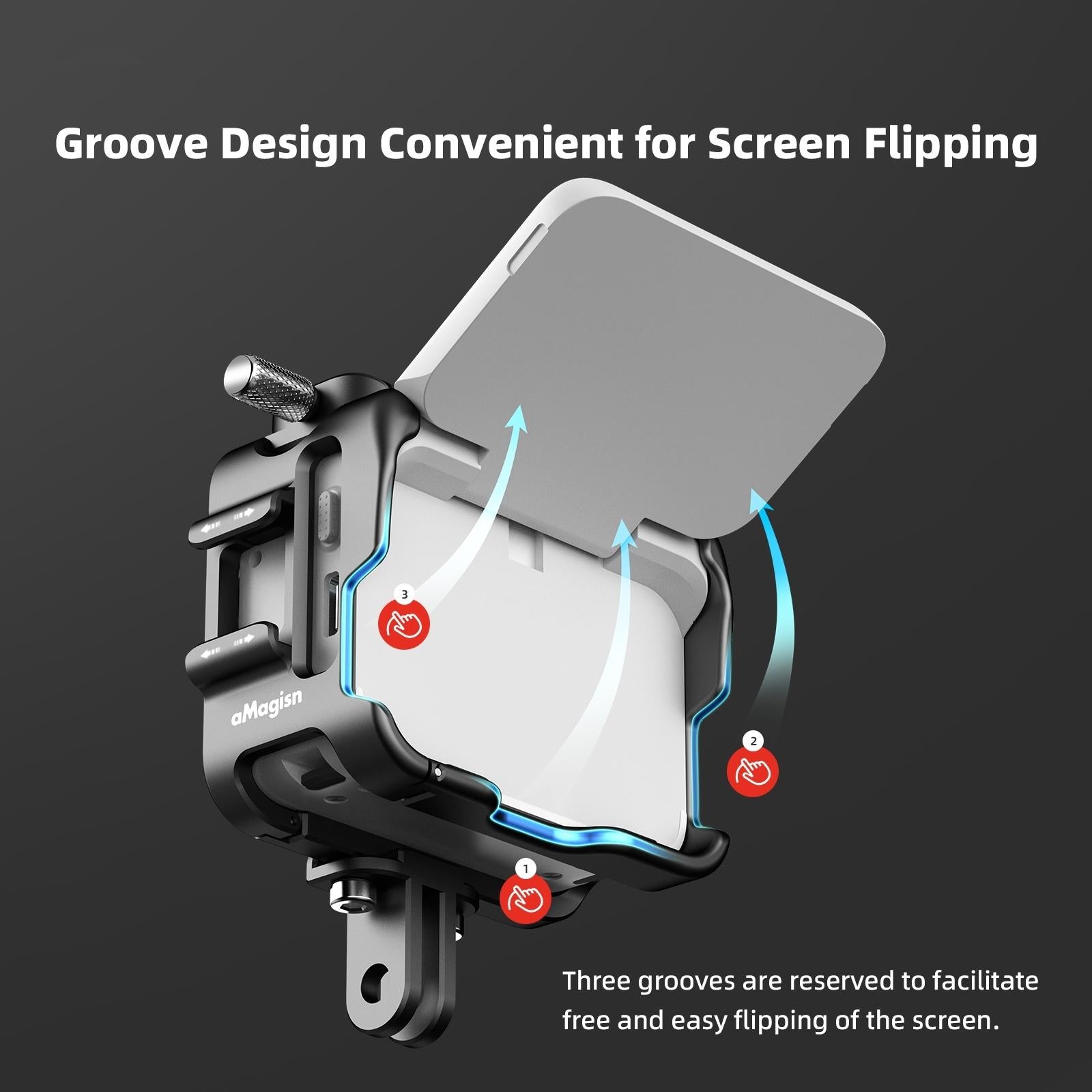 Amagisn Metal Rabbit Cage Protection For Insta360 Go 3 - Bezel Accessories-1915198338442072070