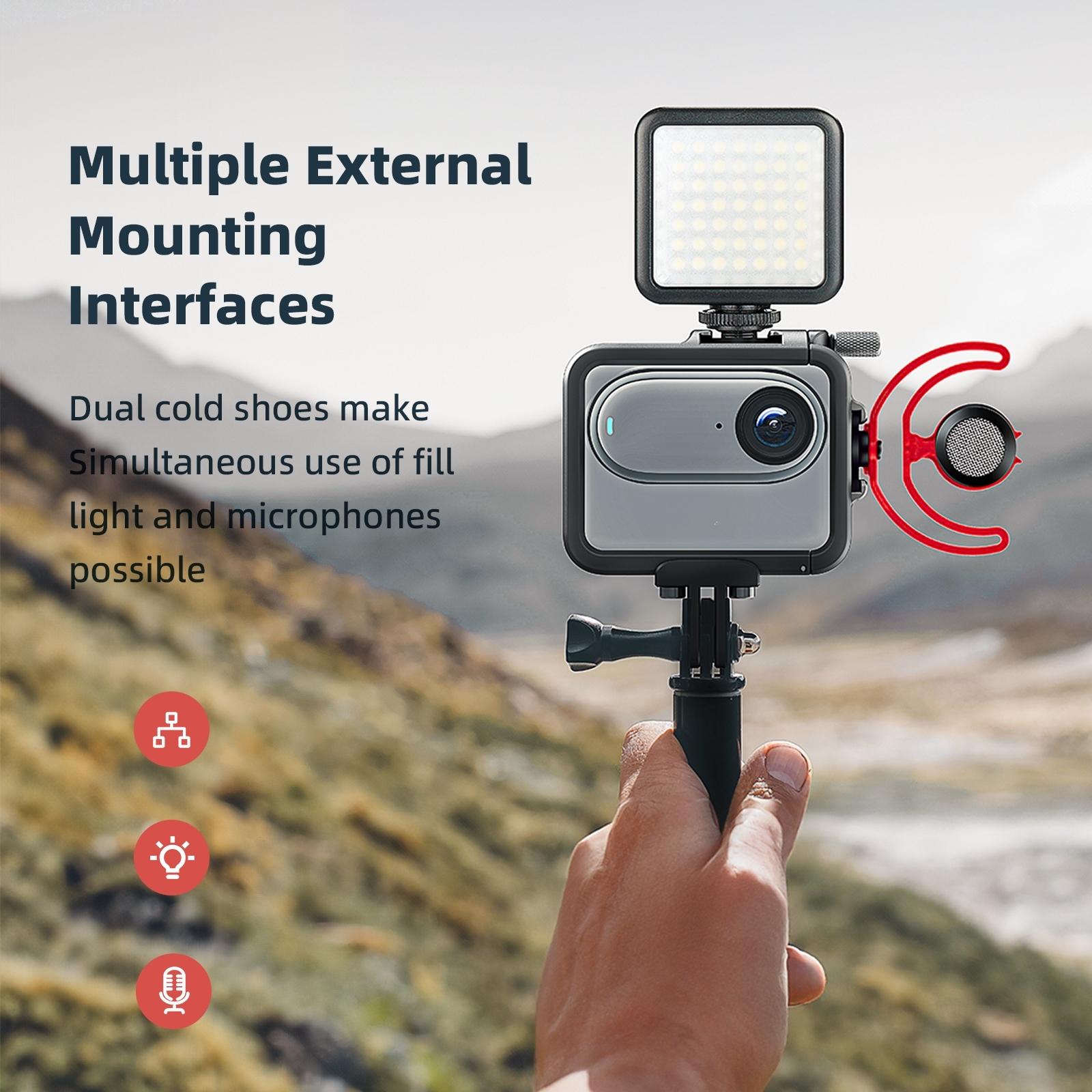 Amagisn Metal Rabbit Cage Protection For Insta360 Go 3 - Bezel Accessories-1915198338442072072