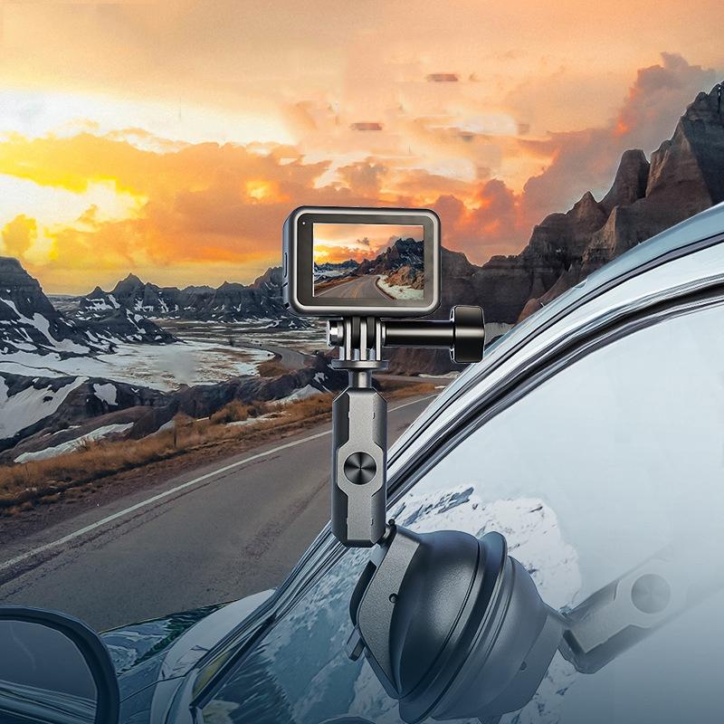 Adjustable 360 Degree Suction Cup For Car Action Cameras-1915197521488121856