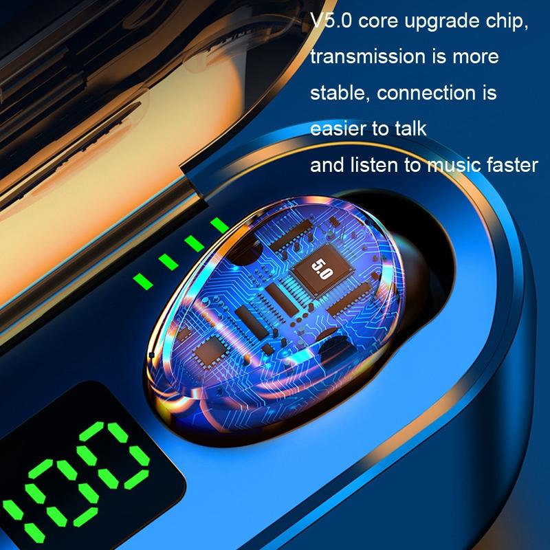 Wireless In-Ear Bluetooth Headset With Noise Reduction And Long Battery Life - Black-1915197147872104451