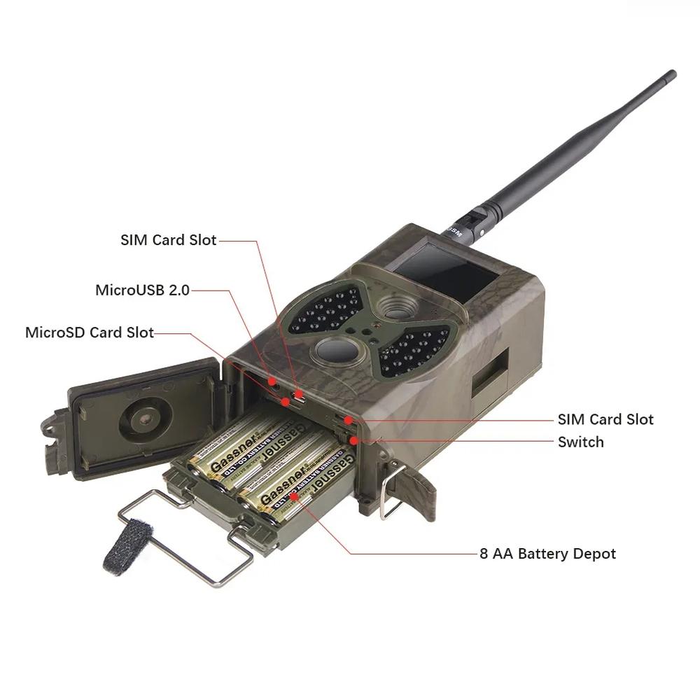 20Mp 1080P Night Vision Mms Infrared Hunter Camera For Wildlife-1915198255952695301