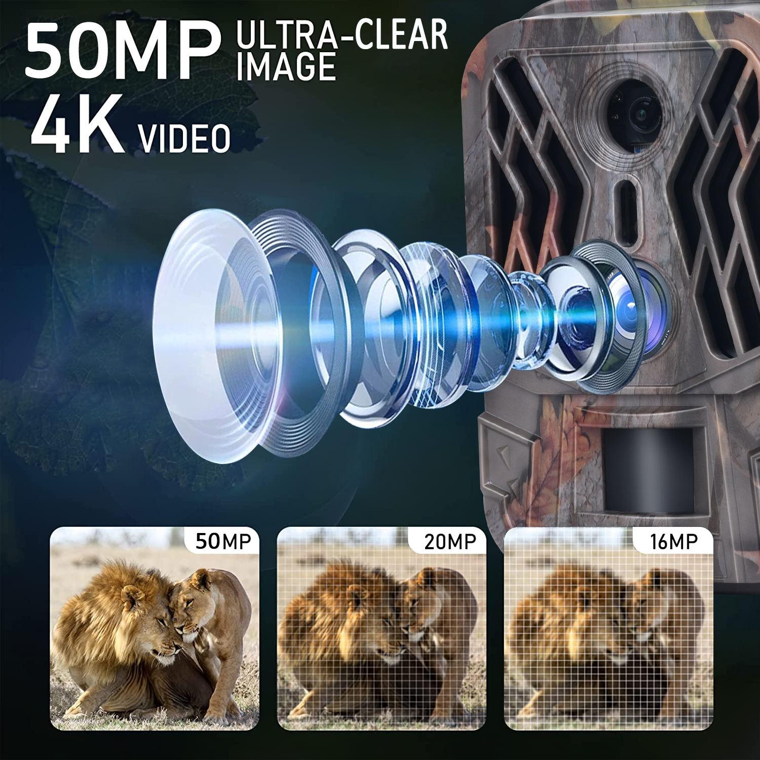 50Mp 4K Dual Lens Infrared Hunting Camera For Outdoor Rainfall And Fog-1915198263036874757