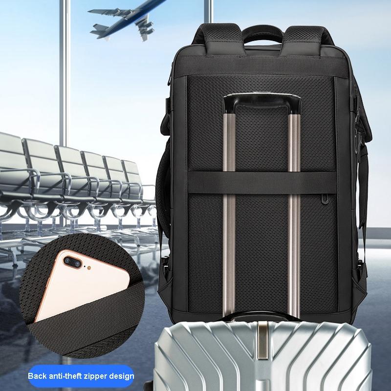 Men Waterproof Double Shoulder Backpack-1915196831726440455