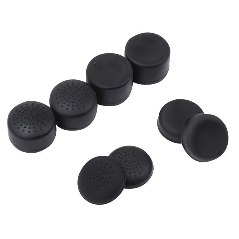 8-Piece Silicone Joystick Cap Set For Ps5 / Ps4 - Black-1915196819953029124