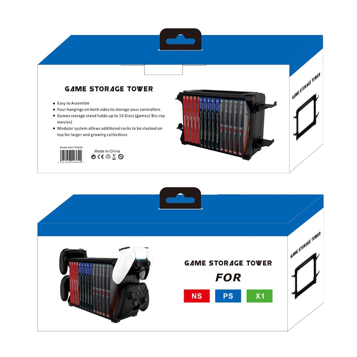 Versatile Console Storage Stand For Ps5 / Switch / Xbox - Multi-Functional-1915197414323654661
