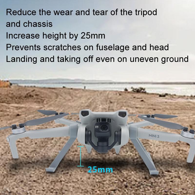 Pair Of Landing Gear Propeller Covers For Height Increase - Kickstand Protection-1915198068588941314