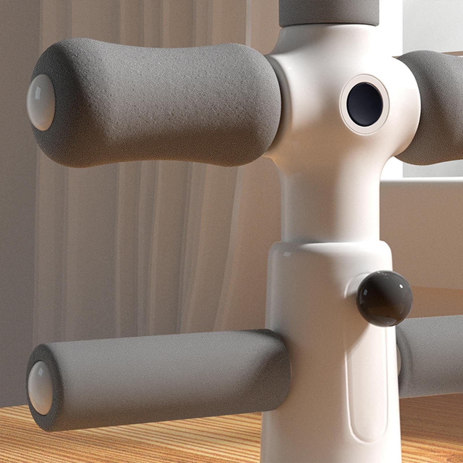 Adjustable 2-In-1 Sit-Up Boxing Ball Stand With Punching Bag - Gray / White-1964932179175804935