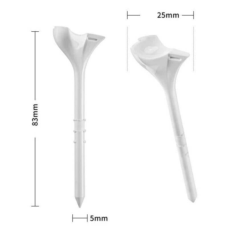 20-Pack Golf Ball Tees With 10-Degree Angled Spike-1915197518082347009