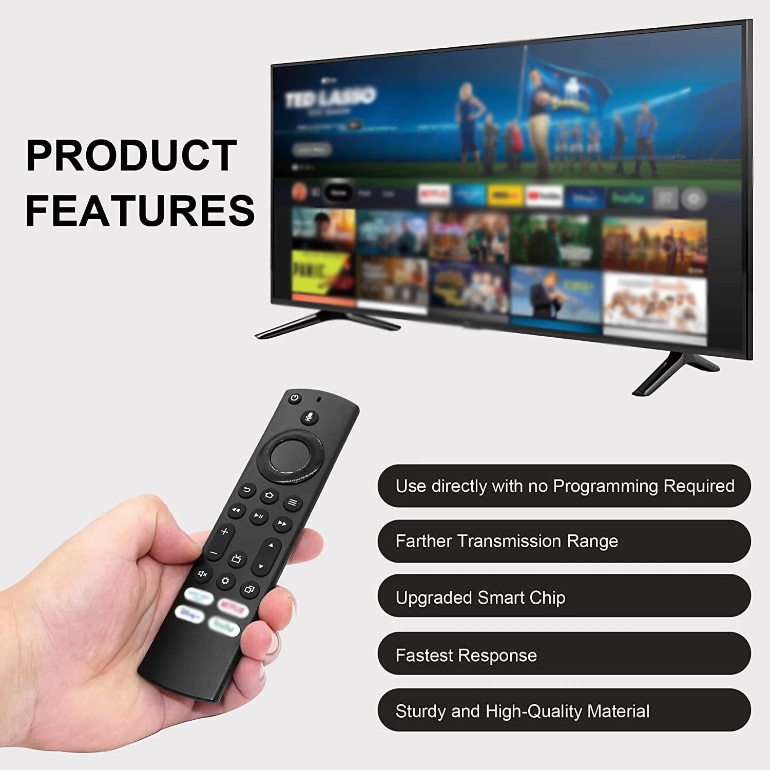 Smart Tv Voice Remote For Insignia Toshiba Fire Tv-1915197067077226497