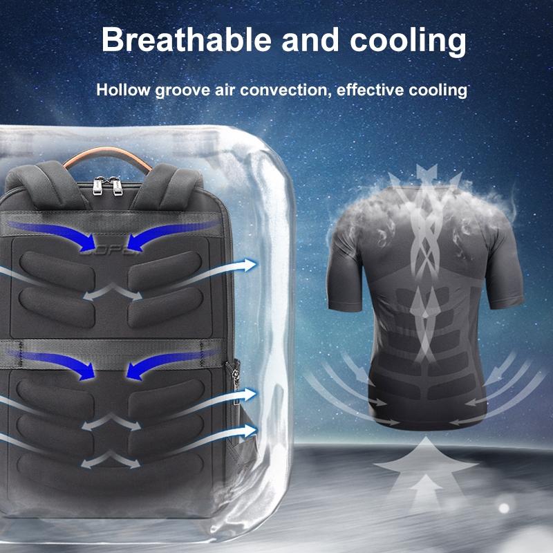 Waterproof Anti-Theft Laptop Backpack - Large Capacity Black-1915196937540341765