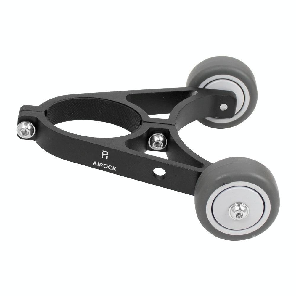 Foldable Auxiliary Wheel Bracket For Electric Scooters - Compatible With Xiaomi Ninebot And More - Black-1964932200717750276
