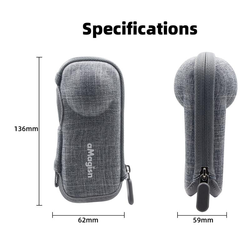 Amagisn Storage Bag For Insta360 X4 - Anti-Scratch Carry Case-1915197377921290245
