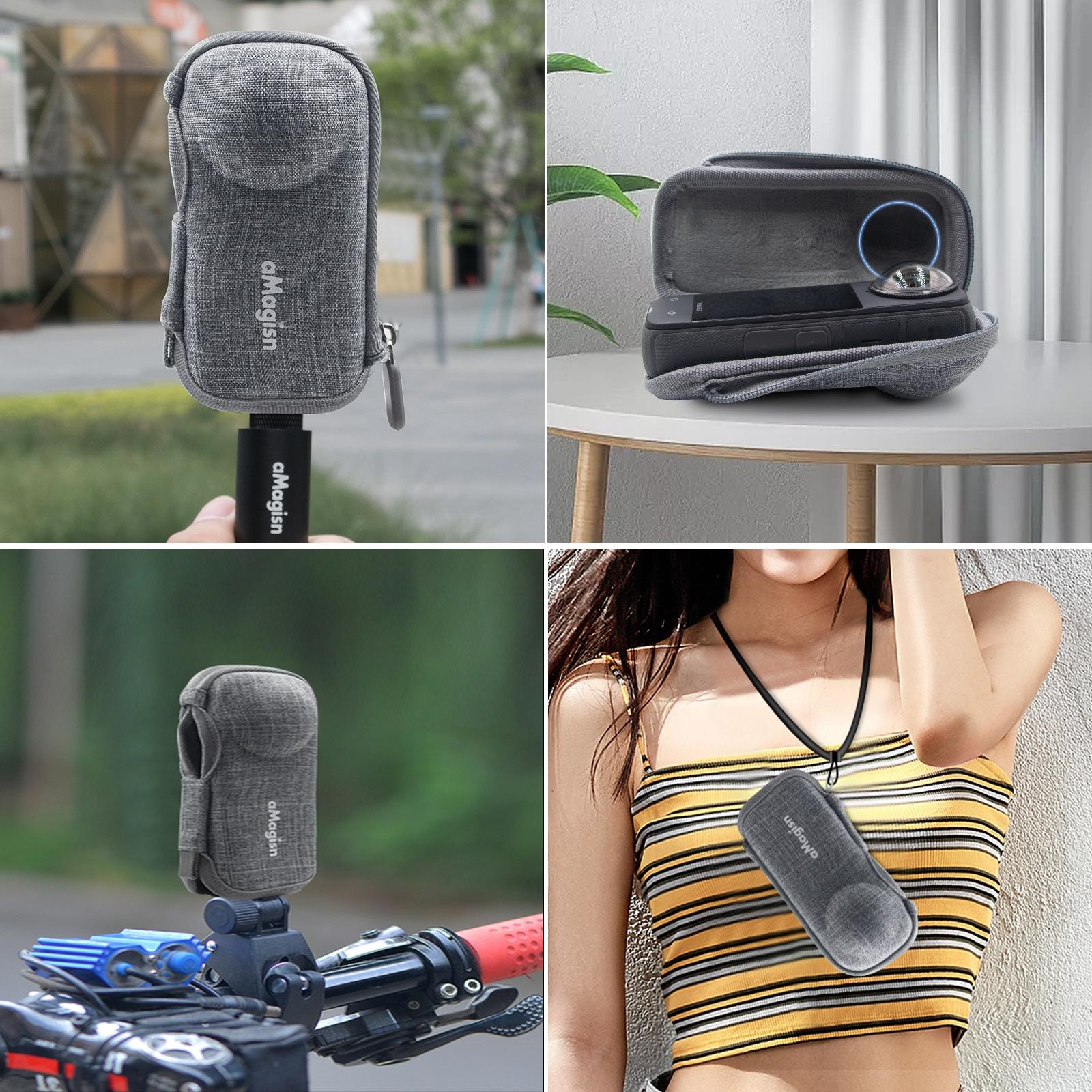 Amagisn Storage Bag For Insta360 X4 - Anti-Scratch Carry Case-1915197377921290247