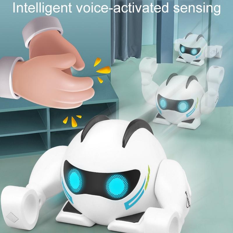 Intelligent Sound Control Dancing Robot - Tumbling & Crawling Toy-1964932340891389956
