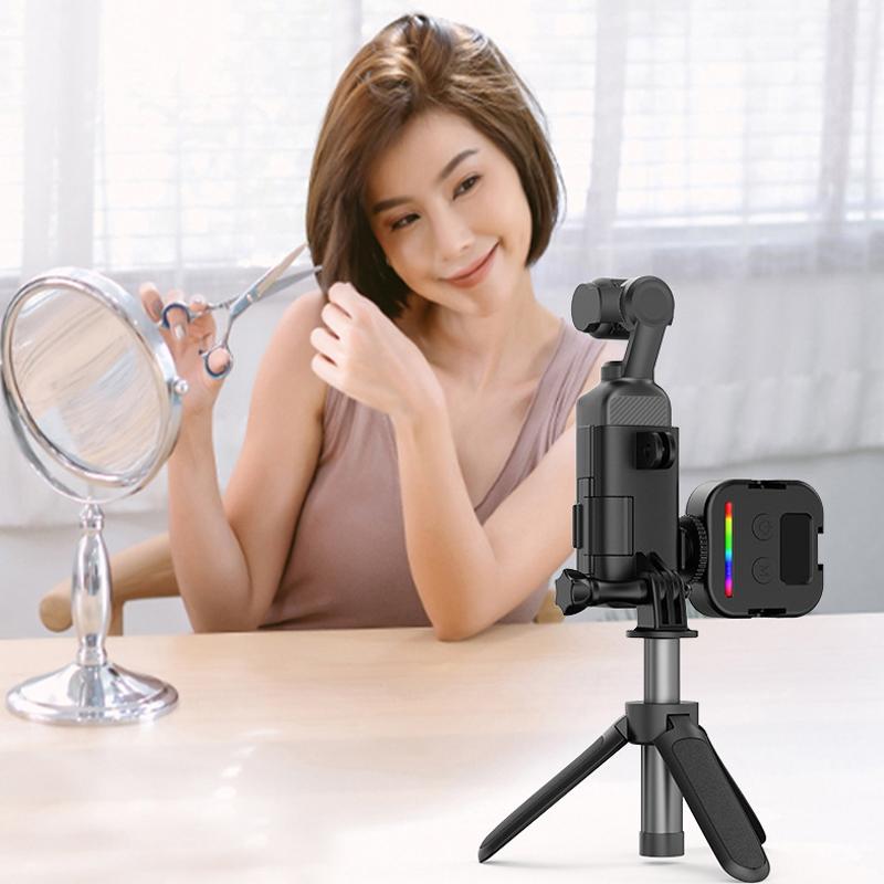 Extended Adapter For Dji Pocket 3 - Protective Bezel With Cold Shoe Bracket-1915197479314395145