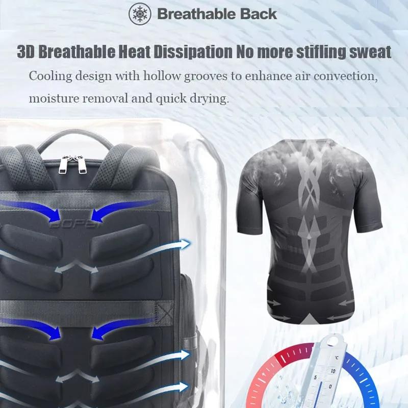 Large-Capacity Business Laptop Backpack With Usb & Type-C Port - First-Layer Cowhide Black-1915196829738340358