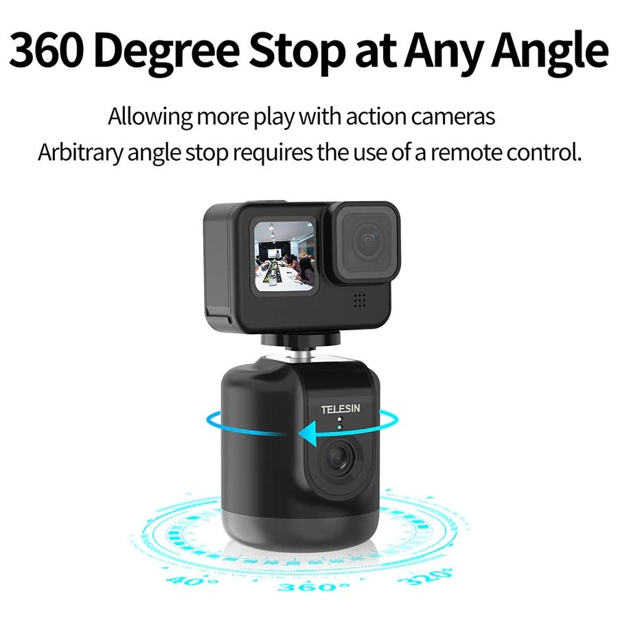 Intelligent 360 Degree Follow Gimbal Camera With Ai Face Recognition - Black-1943465053265203206