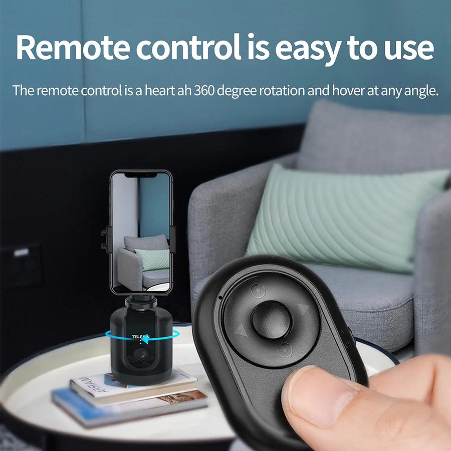 Intelligent 360 Degree Follow Gimbal Camera With Ai Face Recognition - Black-1943465053265203209