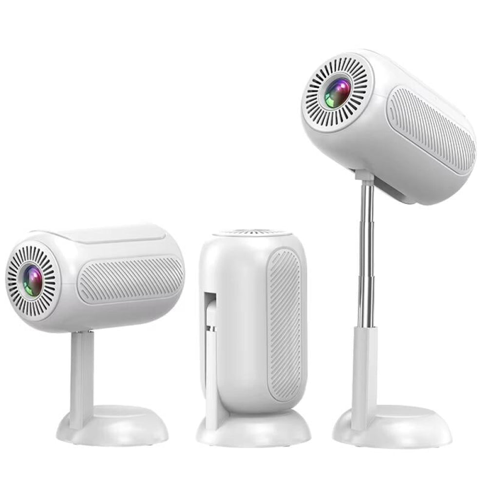 Android 11 Wifi6 4K Mini Projector With Hidden Lift And Gimbal - White-1915196657172090880