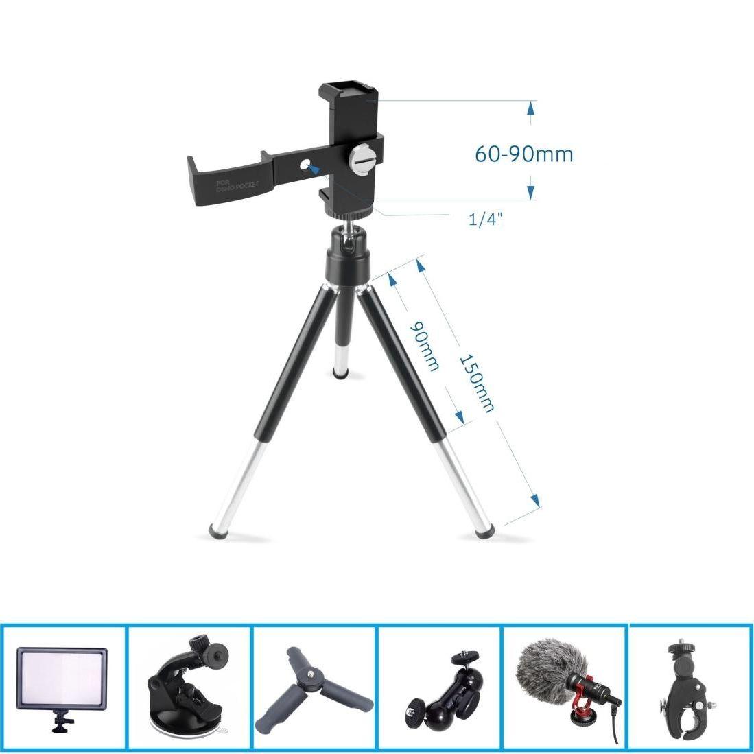 Versatile Aluminum Tripod For Dji Pocket - Multi-Functional-1915198379810492417