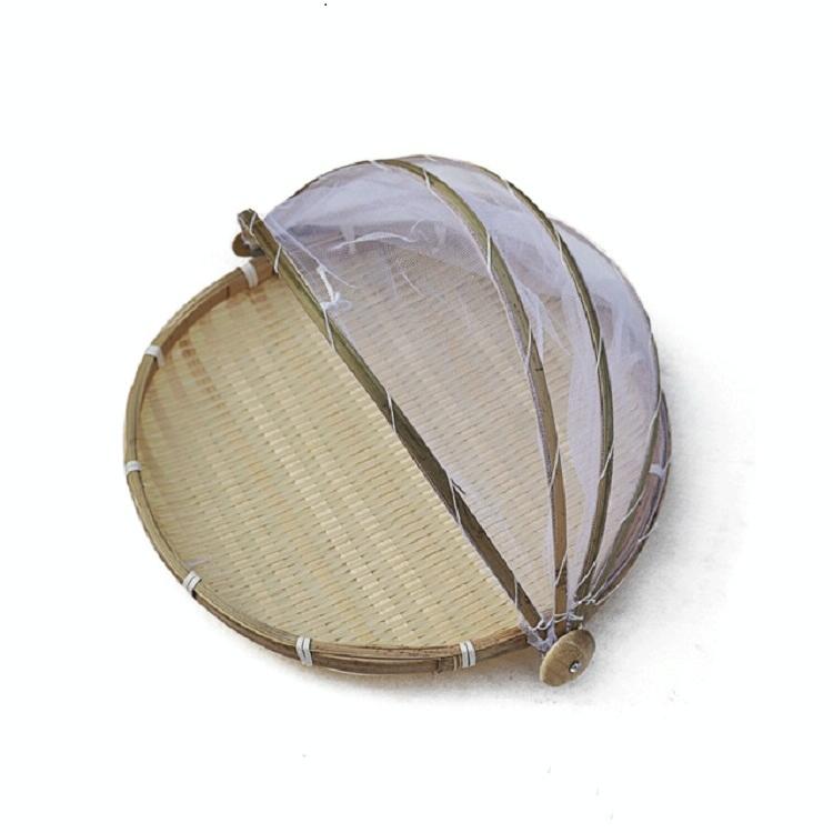 Medium Round Bamboo Woven Dustpan Basket For Household Storage - Primary Colour 36Cm-1915198138671566854