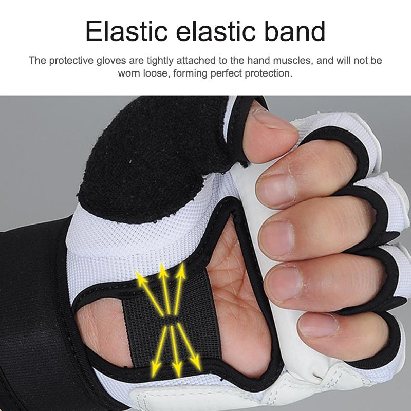 Adult Half-Finger Sandbag Training Gloves For Fitness And Sparring - Xxl-1915197454656081922